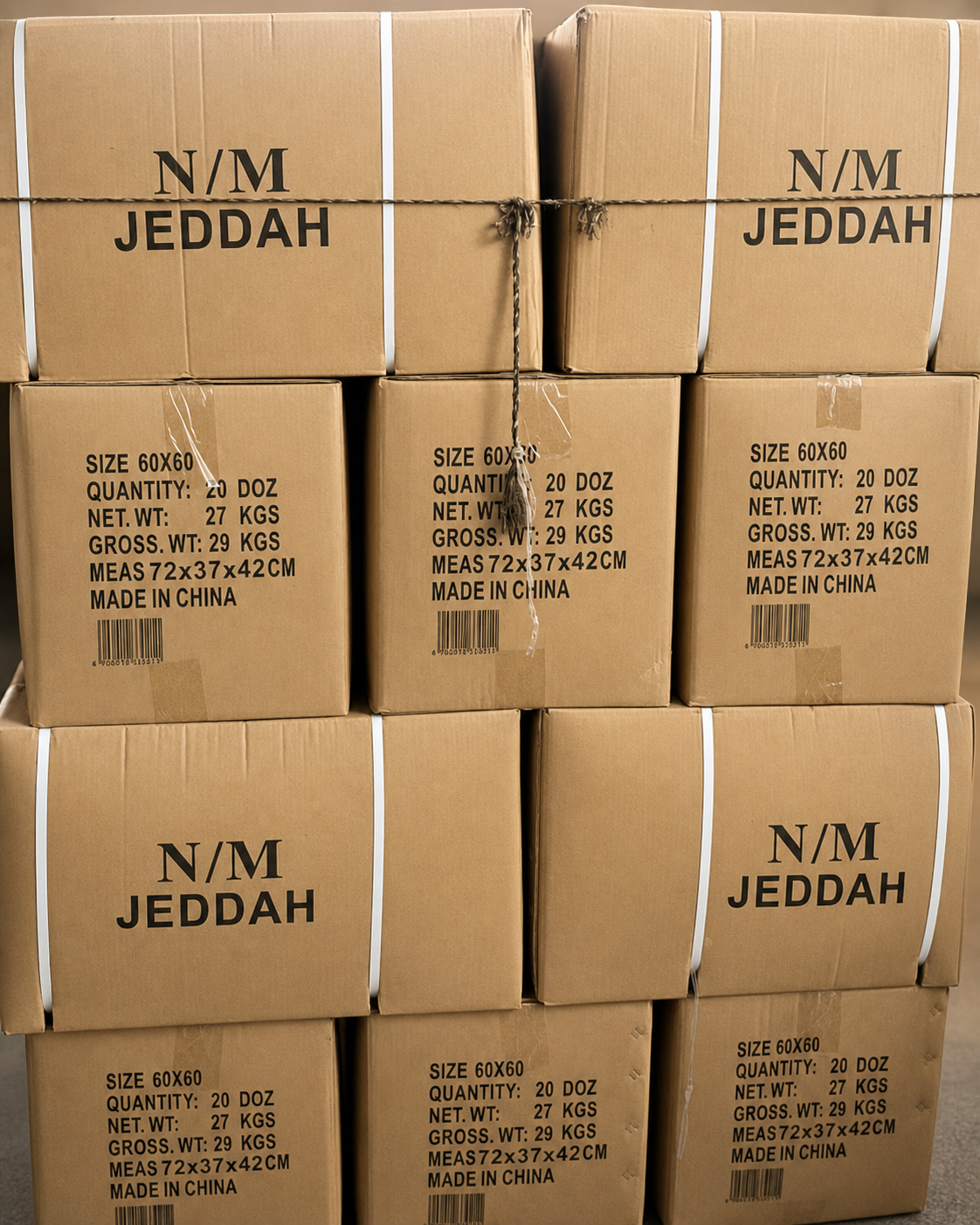 Prepared shipping cartons
